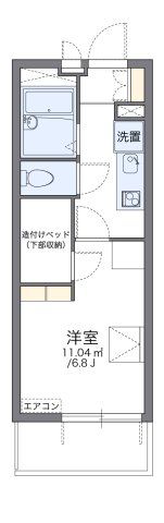 レオパレスモモハイツの間取り画像