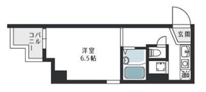 グランディ梅田北の間取り画像