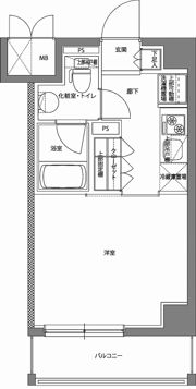 パティーナ川崎南の間取り画像