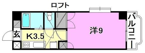 ベルメゾン古川1の間取り画像