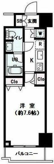 パレステュディオ渋谷本町の間取り画像