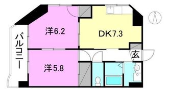 ラフール土居田の間取り画像