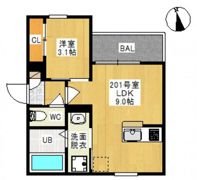 REGALEST JM 青江の間取り画像