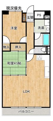 ネオハイツ松江の間取り画像