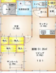 グランドゥールIの間取り画像