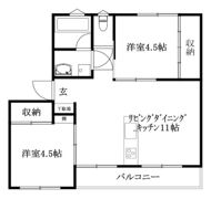 ブリューメ・ハイム弐番館の間取り画像