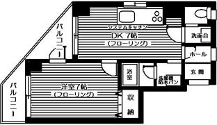 グランドゥール等々力の間取り画像