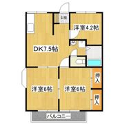 エステートピア春日Aの間取り画像