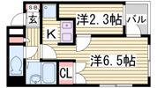 プリオーレ神戸Ⅱの間取り画像