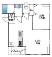 アティアス北沢の間取り画像