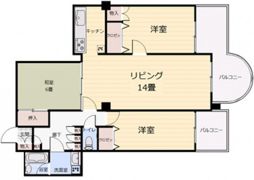 Acityタワーズイーストの間取り画像