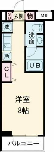 GENOVIA東向島Ⅲskygardenの間取り画像