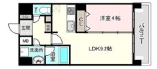 【IDC】ランドセントラル梅田の間取り画像