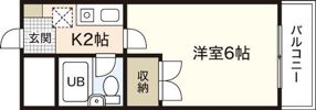 カーサ駅前の間取り画像