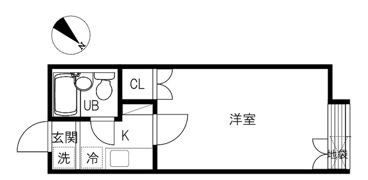 エムテクレヨンⅡの間取り画像