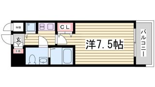 ディナスティ神戸元町通の間取り画像