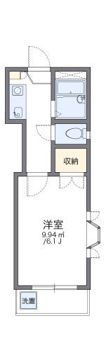レオパレス水前寺西PART4Aの間取り画像