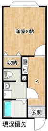 コーポかつべの間取り画像