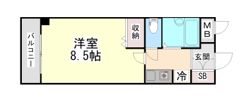 メゾンフレールの間取り画像