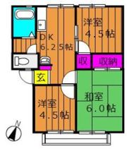 エスポワールヤマテの間取り画像