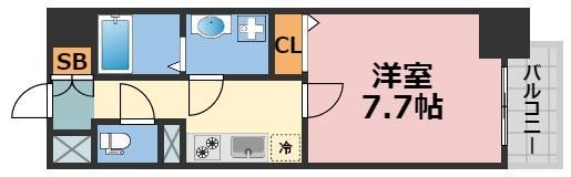 エスリード北浜EASTの間取り画像