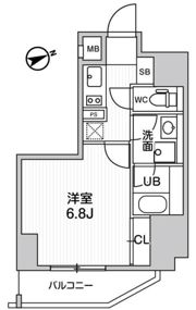 ｸﾞﾗｼｱﾌﾟﾚｲｽ浅草橋の間取り画像