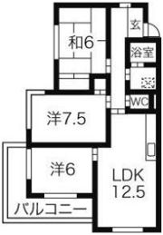 フローラ八幡山の間取り画像