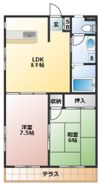 3-SEPIAⅡの間取り画像