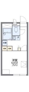 レオパレス三郷中央 吉の間取り画像