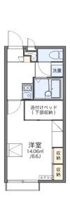 レオパレスアルモニーの間取り画像