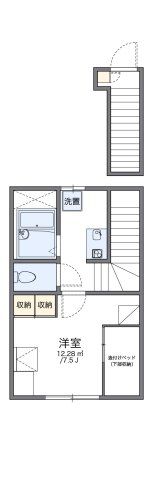レオパレスフィオリーナの間取り画像
