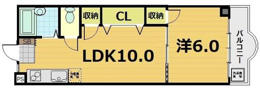 メイプルリーフ上花山の間取り画像