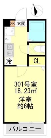 ガーデン一之江の間取り画像