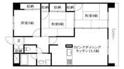 ノーブル道後の間取り画像