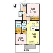 リーベ クオーレ B棟の間取り画像