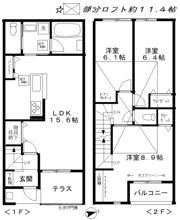 メゾネット モアの間取り画像