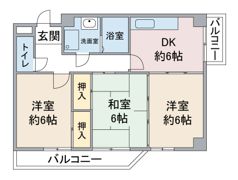第2ブルーサンテ横地の間取り画像