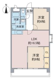 グリーンヒルズ浅井の間取り画像