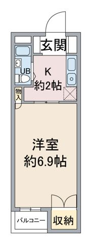 シャトー星ヶ丘の間取り画像