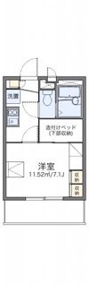 レオパレス内山の間取り画像