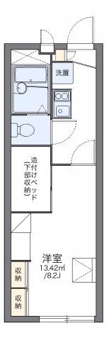 レオパレス安信町四九番地の間取り画像