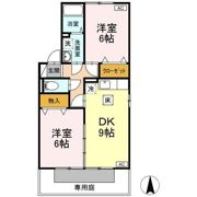 サニーハイツ B棟の間取り画像