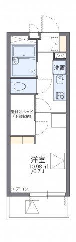 レオパレスM＆Kの間取り画像