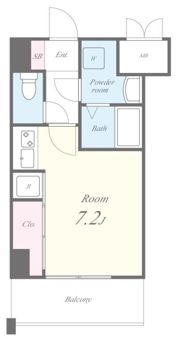 トレヴァンス梅田の間取り画像