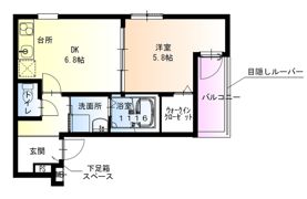 フジパレス忍ケ丘Ⅱ番館の間取り画像