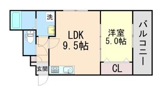 ヴァレイ岡本の間取り画像