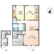 alegria Ⅰの間取り画像