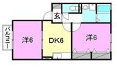 コーポパークサイドG棟の間取り画像