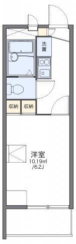 レオパレスクレールメゾンⅡの間取り画像