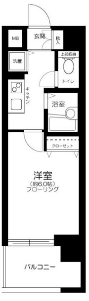 アヴァンツァーレ新宿ピアチェーレの間取り画像